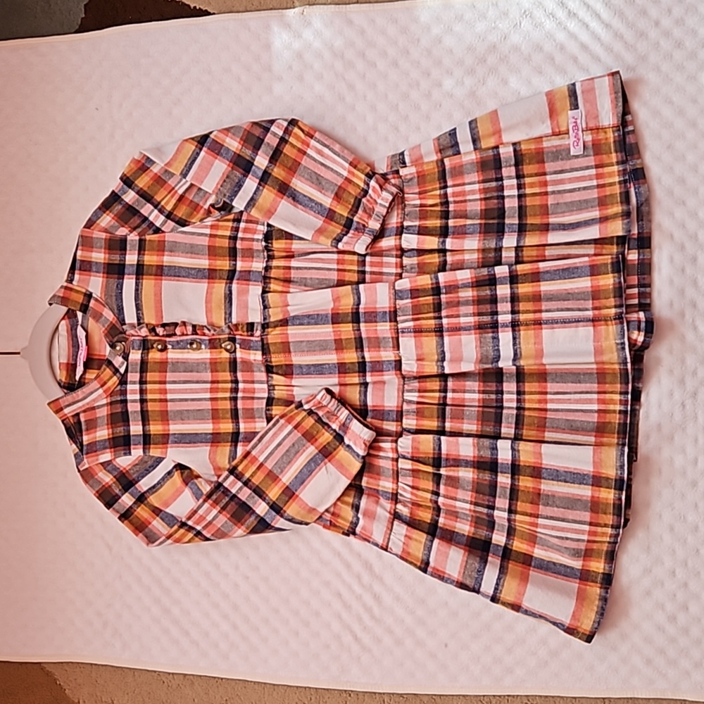 Cute dress in fall colors from Ruffle Butts